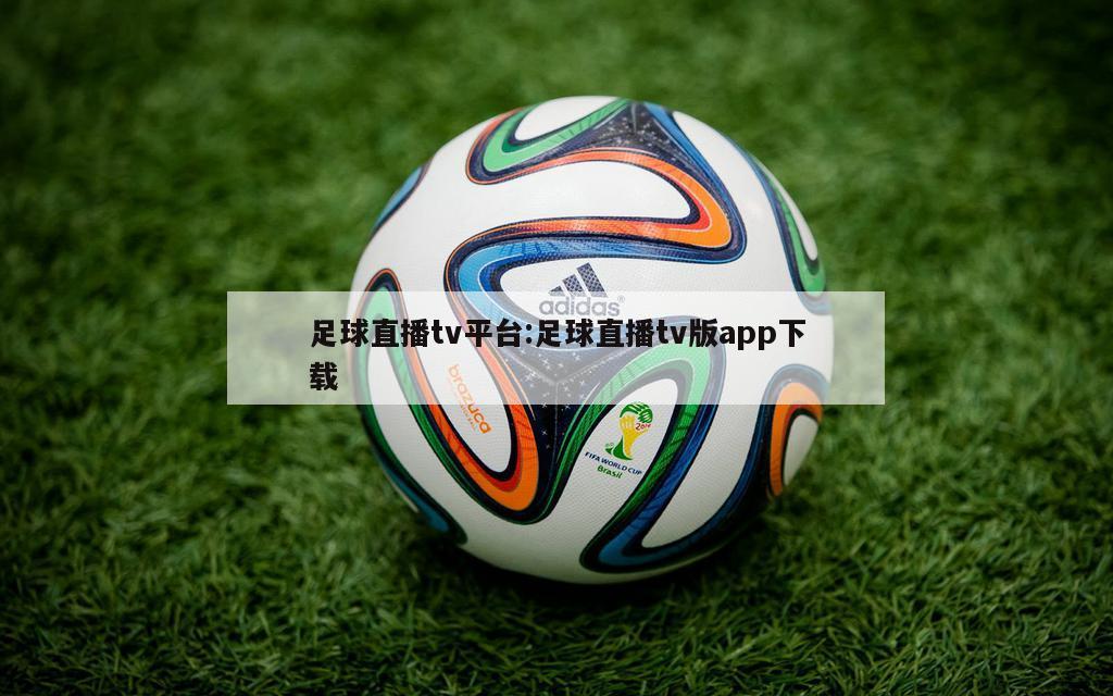 足球直播tv平台:足球直播tv版app下载